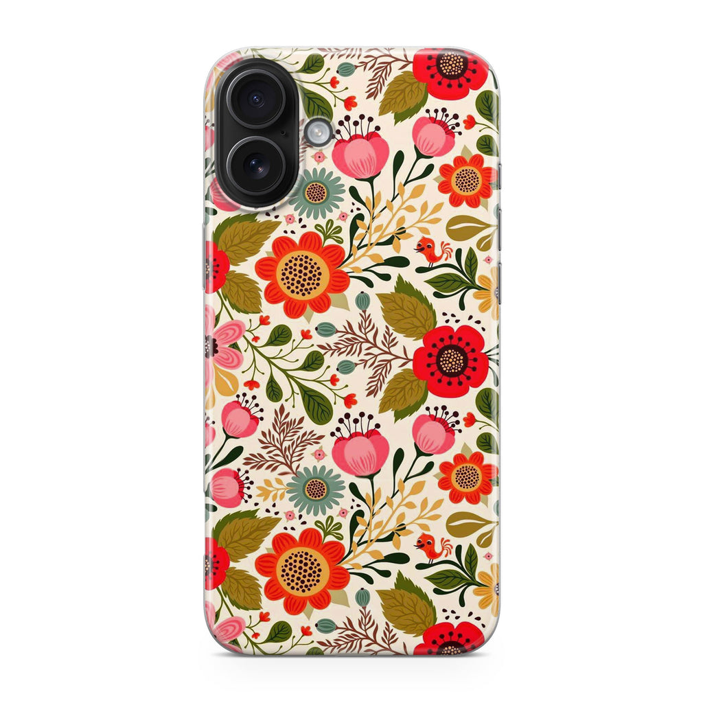 Hello Spring Pattern iPhone 17 Case