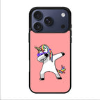 Unicorn Dabbing Pink iPhone 17 Pro / 17 Pro Max Case