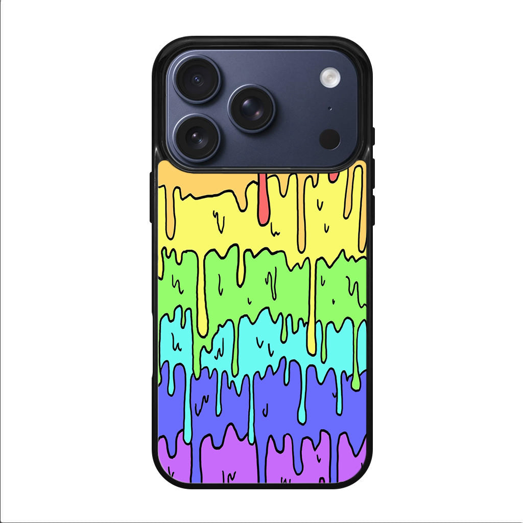Pastel Kawaii Melting Rainbow iPhone 17 Pro / 17 Pro Max Case