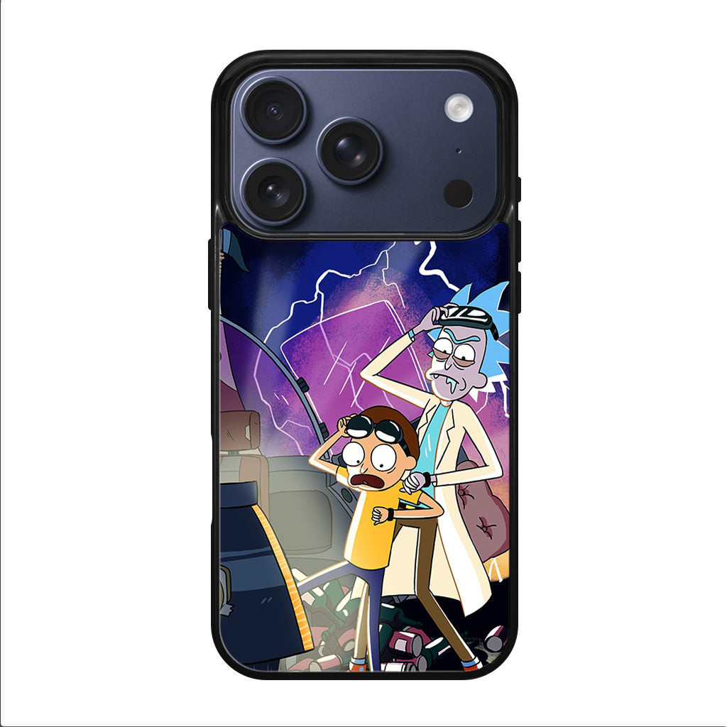 Rick And Morty Back To The Future iPhone 17 Pro / 17 Pro Max Case