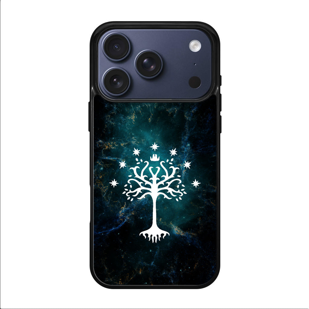 White Tree Of Gondor In Space Nebula iPhone 17 Pro / 17 Pro Max Case