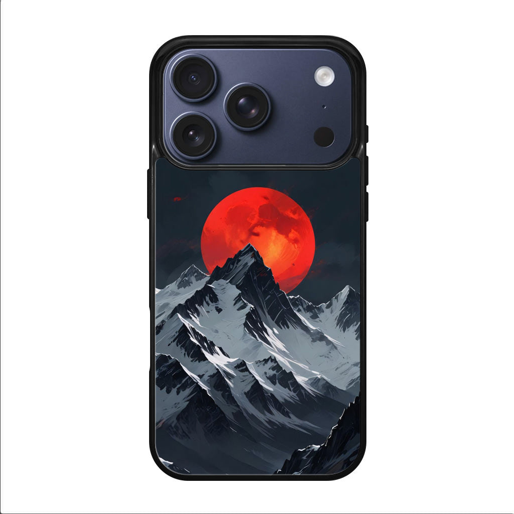 Crimson Eclipse The Mountain iPhone 17 Pro / 17 Pro Max Case