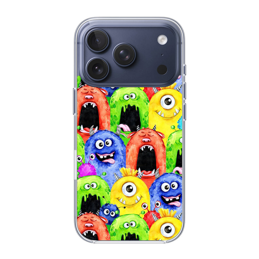 Monster Watercolor Art iPhone 17 Pro / 17 Pro Max Case