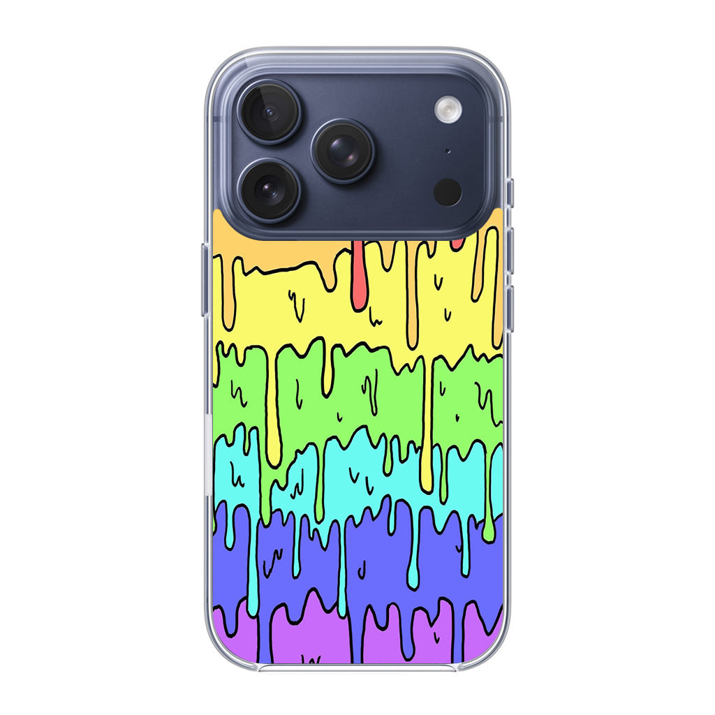 Pastel Kawaii Melting Rainbow iPhone 17 Pro / 17 Pro Max Case