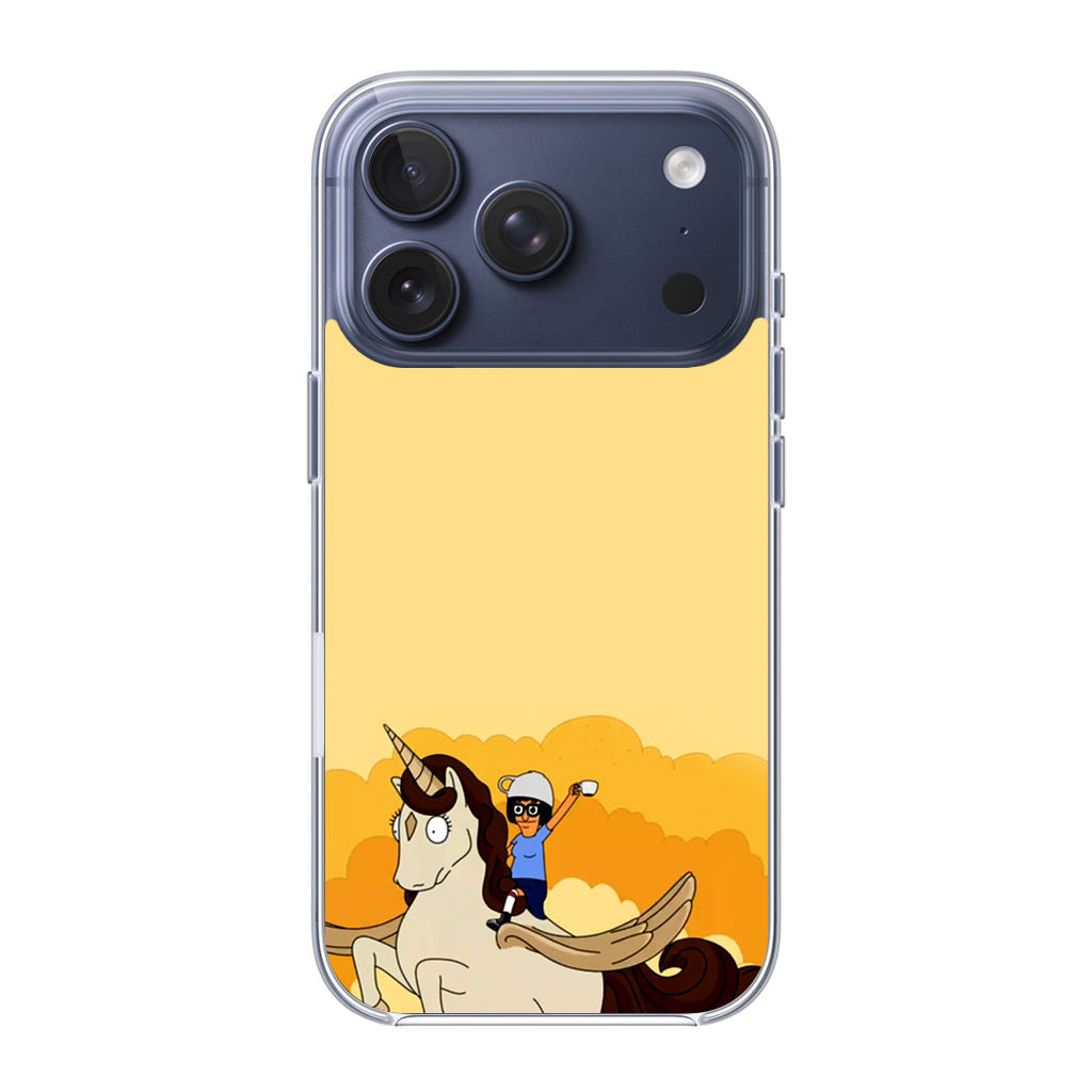 Tina Belcher And Unicorn iPhone 17 Pro / 17 Pro Max Case