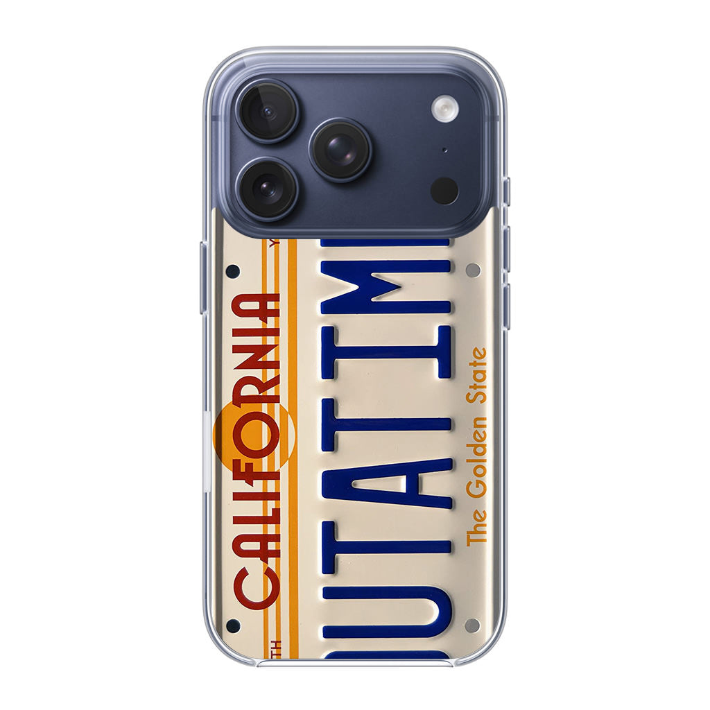 Back to the Future License Plate Outatime iPhone 17 Pro / 17 Pro Max Case