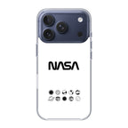 NASA Minimalist White iPhone 17 Pro / 17 Pro Max Case