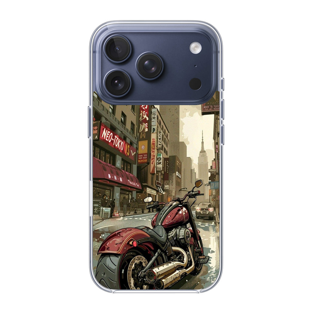 Motorcycle In Tokyo Streets iPhone 17 Pro / 17 Pro Max Case