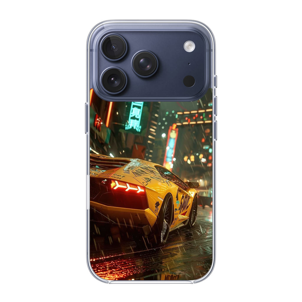 Night Drift Thunder Neon Streets iPhone 17 Pro / 17 Pro Max Case